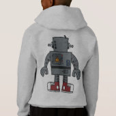 Roboterfront und -rückseite hoodie (Rückseite)
