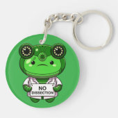 Roboterfrosch Schlüsselanhänger (Rückseite)