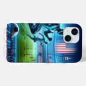 Roboterfußball auf einer Iphone-Hülle! Case-Mate iPhone Hülle (Rückseite (Horizontal))