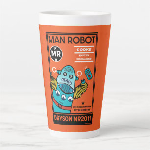 Robotergeschenke für Jubiläum oder Hochzeit Milchtasse