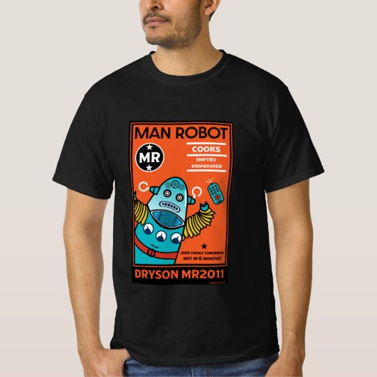 Robotergeschenke für Jubiläum oder Hochzeit T-Shirt (Vorderseite)