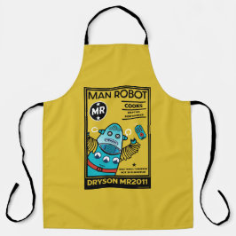 Robotergeschenke für Jubiläumsmenschen Schürze