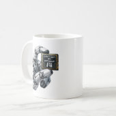 Roboterhand Kaffeetasse (Vorderseite Links)