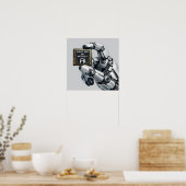 Roboterhand Poster (Küche)