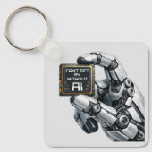 Roboterhand Schlüsselanhänger (Vorderseite)