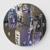 Roboterhände große wanduhr (Vorderseite)