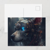 Roboterhund-Postkarte Postkarte (Vorne/Hinten)