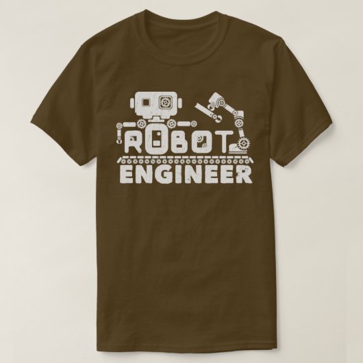 Roboteringenieur T-Shirt (Design vorne)