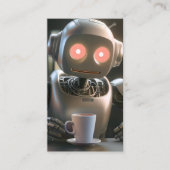 Roboterkaffee Treuekarte (Vorderseite)
