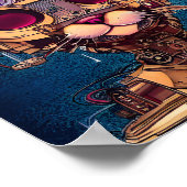 Roboterkatze Poster (Ecke)