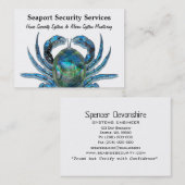 Roboterkrabbe berufliches 3,5" x 2,5" visitenkarte (Vorne/Hinten)