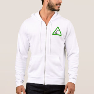Roboterkreuzungswarnschild Hoodie