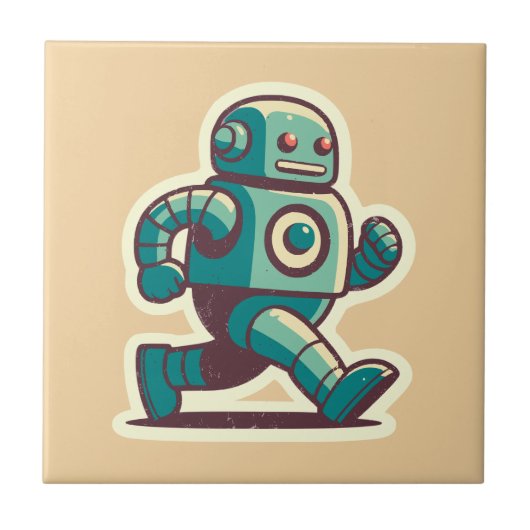 Roboterläufer Fliese (Vorderseite)