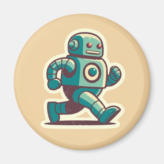 Roboterläufer Magnet (Vorne)