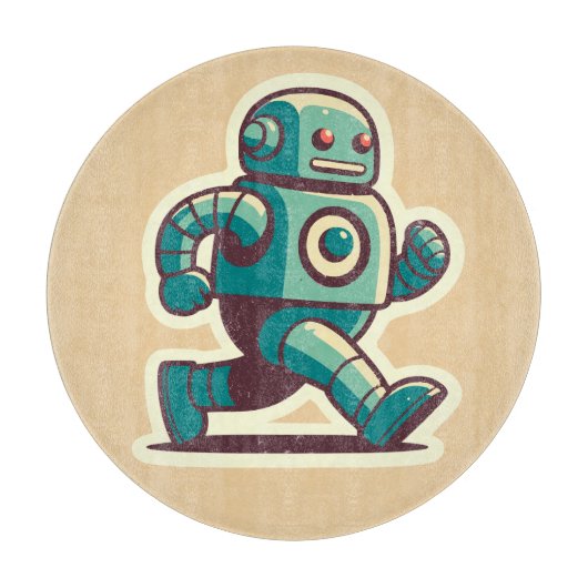 Roboterläufer Schneidebrett (Vorderseite)