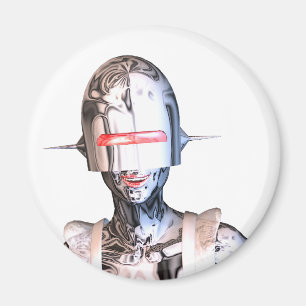 Robotermädchen Magnet
