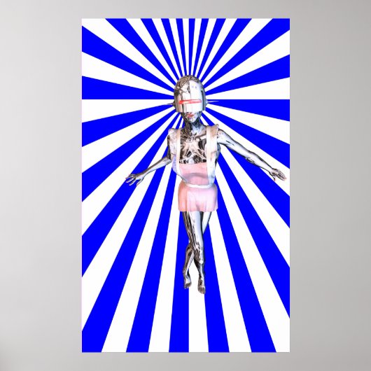 Robotermädchen Poster (Vorne)