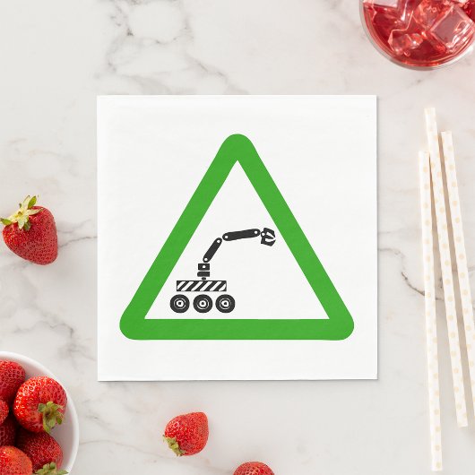 Robotermaschine mit erweiterter Armsignatur Serviette