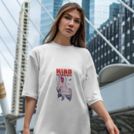 Robotermonk mit Schmetterlingen T-Shirt