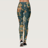 Robotermuster-Leggings – Geschenk für junge Techni Leggings (Rückseite)