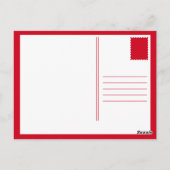 Roboterpizza Postkarte (Rückseite)