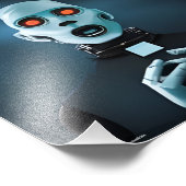 Roboterpriester Fotodruck (Ecke)