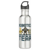 Roboterteam Edelstahlflasche (Vorderseite)