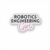 Robotertechnik Aufkleber (Vorderseite)