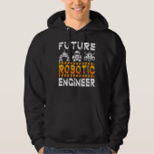 Robotertechnik Kids Men Future Roboter Hoodie (Vorderseite)