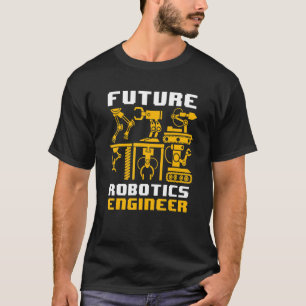 Robotertechnik Kids Men Future Roboter T-Shirt
