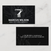 Robotertechnik | Schalttafel Visitenkarte (Vorne/Hinten)