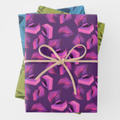 Roboterteile und elektrische Blume Geschenkpapier Set (Beispiel)