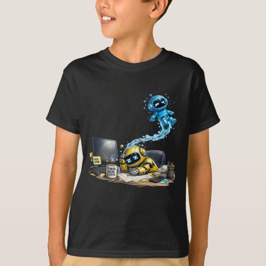 Roboterträume T-Shirt (Vorderseite)