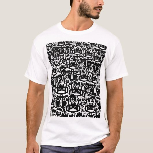 Robotervielfalt T-Shirt (Vorderseite)
