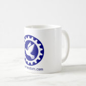 RobotFreedom.com Cup Kaffeetasse (VorderseiteRechts)