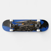 Robotic Dragon epc blu Skateboard (Horizontal)
