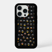 Robotic Emojis iphone 15 pro case Hülle (Rückseite)