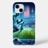 robotic soccer on an Iphone case! Case-Mate iPhone Hülle (Rückseite)