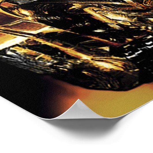 Robotica auf Leinwand Poster (Ecke)