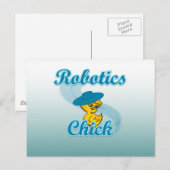 Robotics Chick #3 Postkarte (Vorne/Hinten)