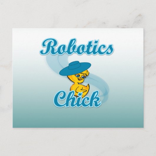 Robotics Chick #3 Postkarte (Vorderseite)