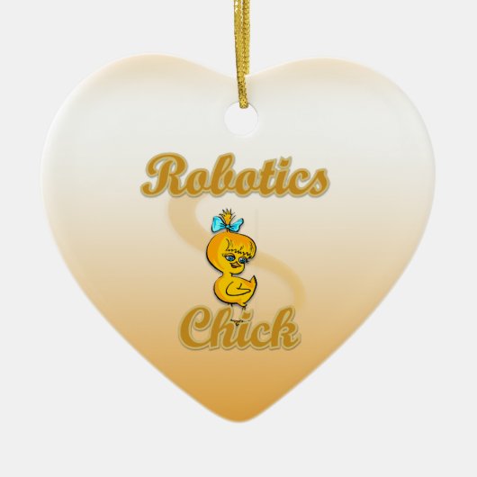 Robotics Chick Keramikornament (Vorne)