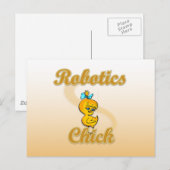 Robotics Chick Postkarte (Vorne/Hinten)