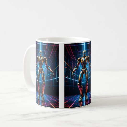 Robotics Coffee Tasse (Vorderseite Links)