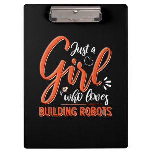 Robotics Engineer Robot Lover Engineering Girl Rob Klemmbrett