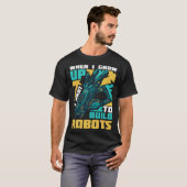 Robotics Engineer Software Building Robots T-Shirt (Vorne ganz)