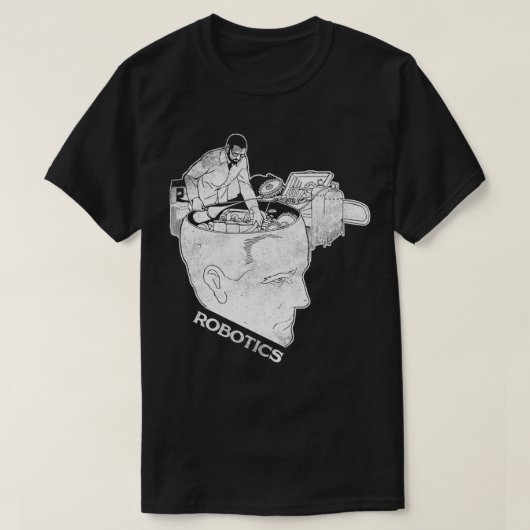 Robotics Engineer T Robot Builder Liebe Science Gi T-Shirt (Design vorne)