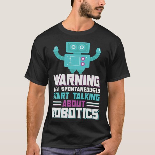 Robotics Engineering AI Autonomous Robot Building T-Shirt (Vorderseite)