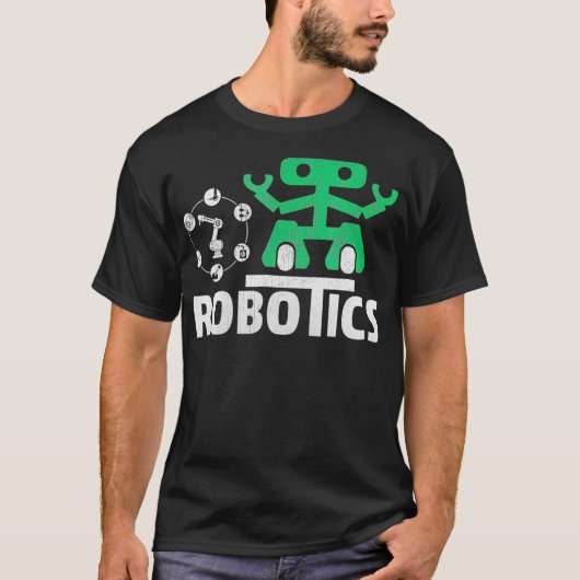 Robotics Robot Bot T-Shirt (Vorderseite)
