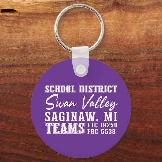 Robotics Team Keychain Schlüsselanhänger (Vorderseite)